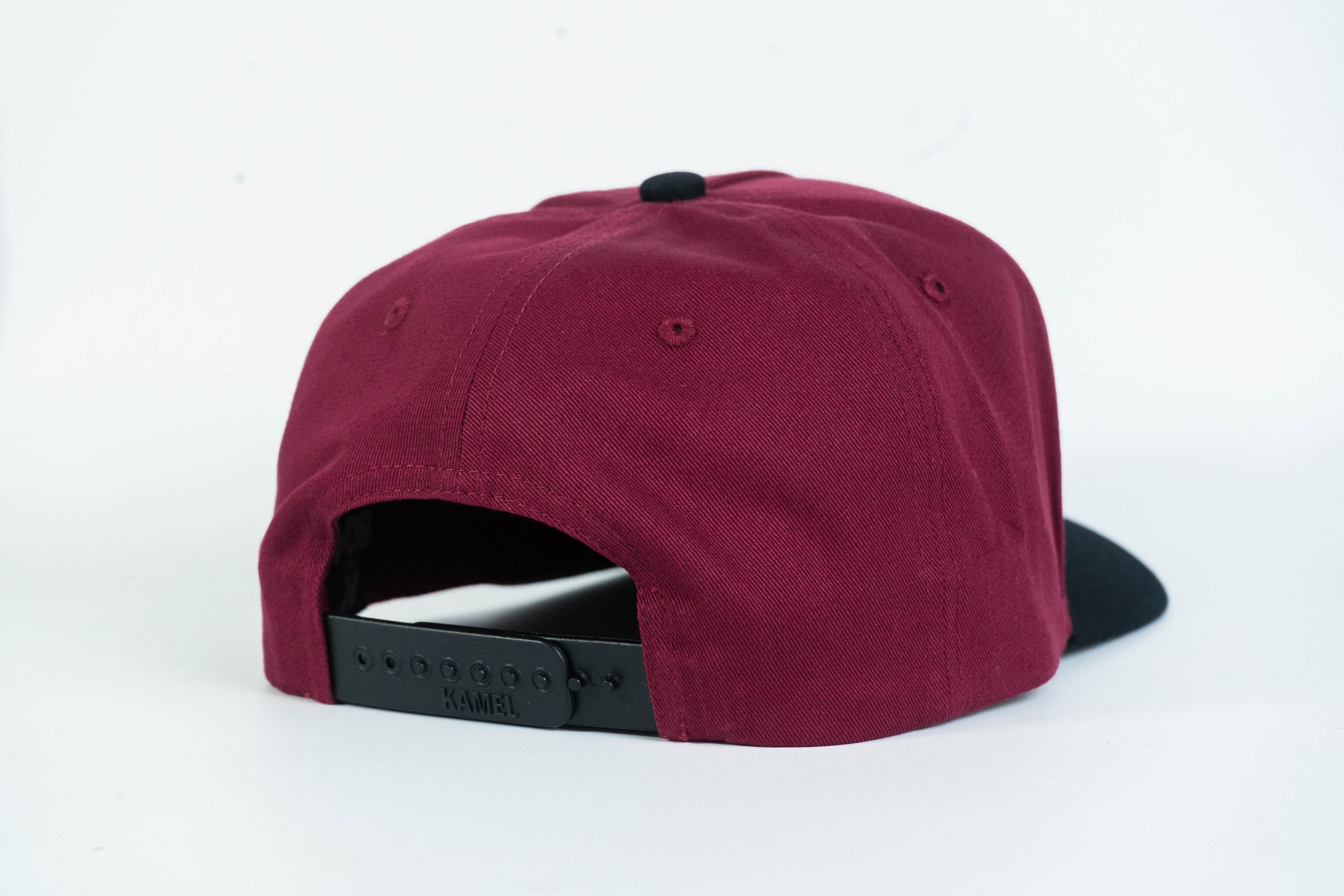 Maroon/Black Bicolor k804 | Kamel