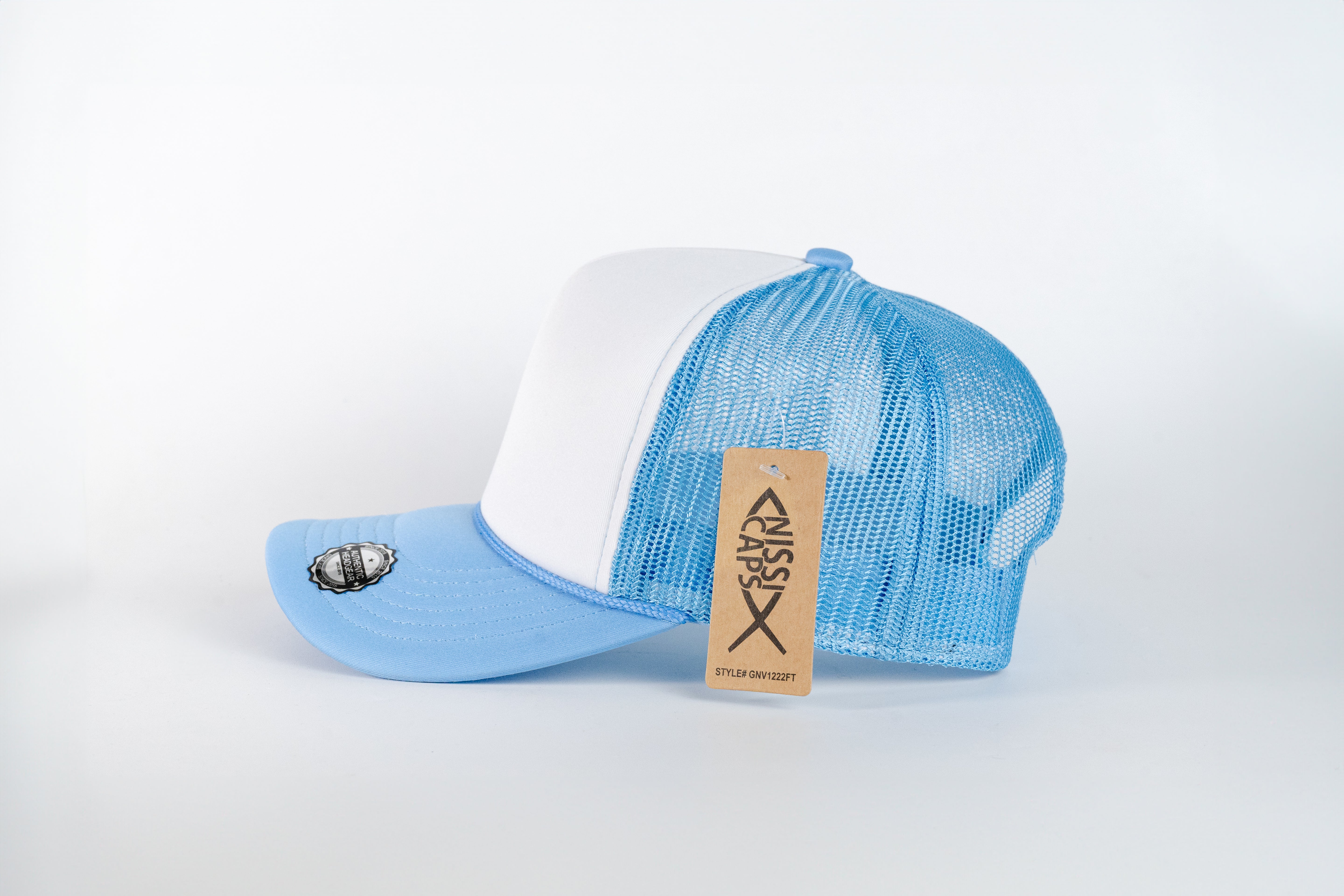 Gorra malla azul | blanco