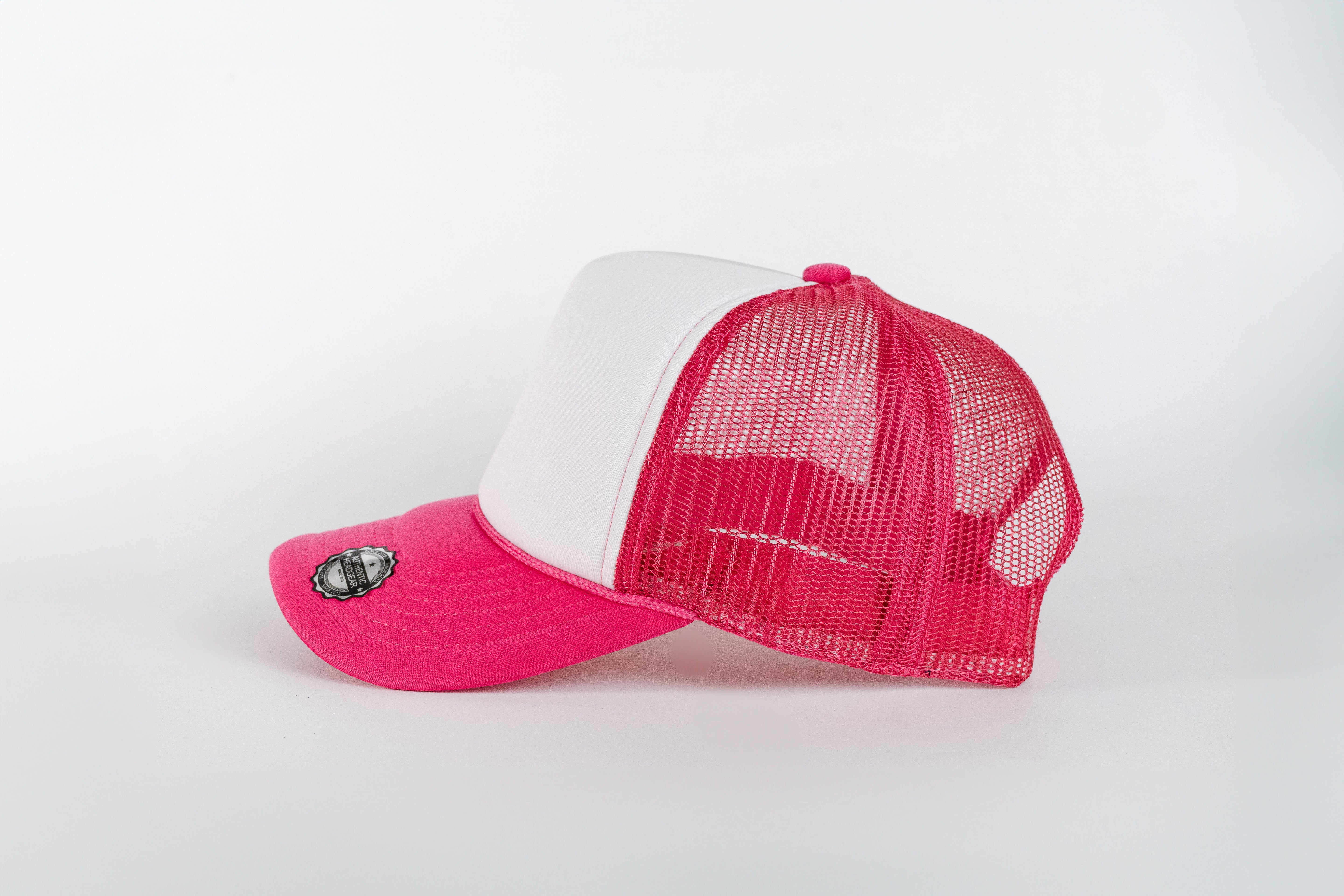 Gorra malla Rosa intenso | Blanco