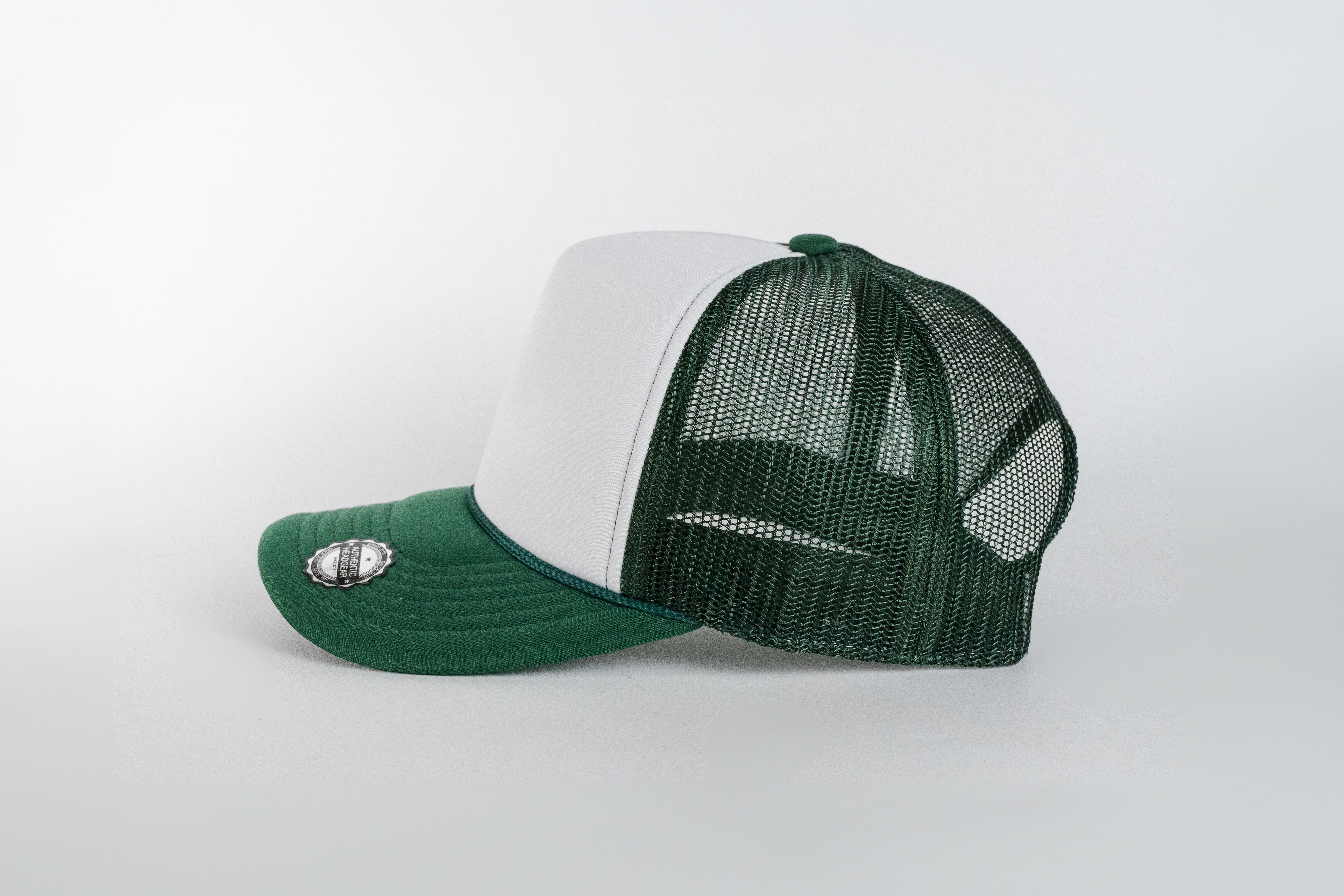 Gorra malla Verde bosque | Blanco