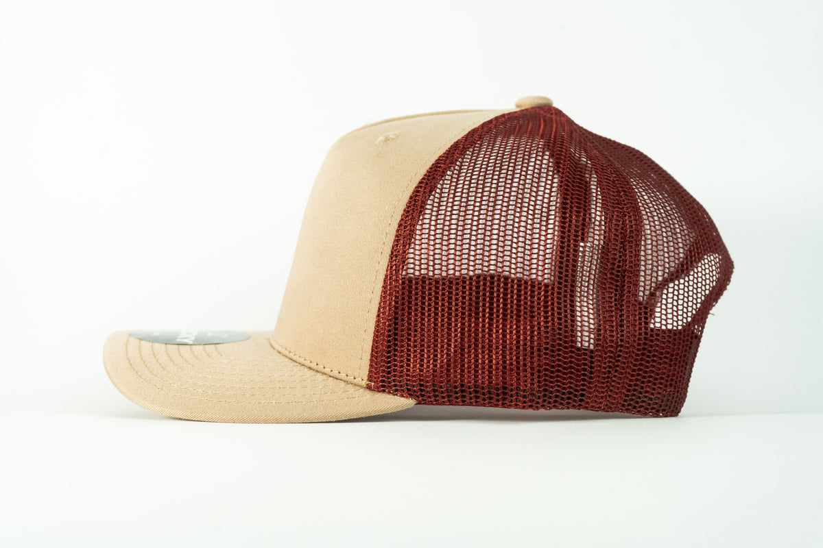 Gorra malla 5 gajos 2 colores | Decky