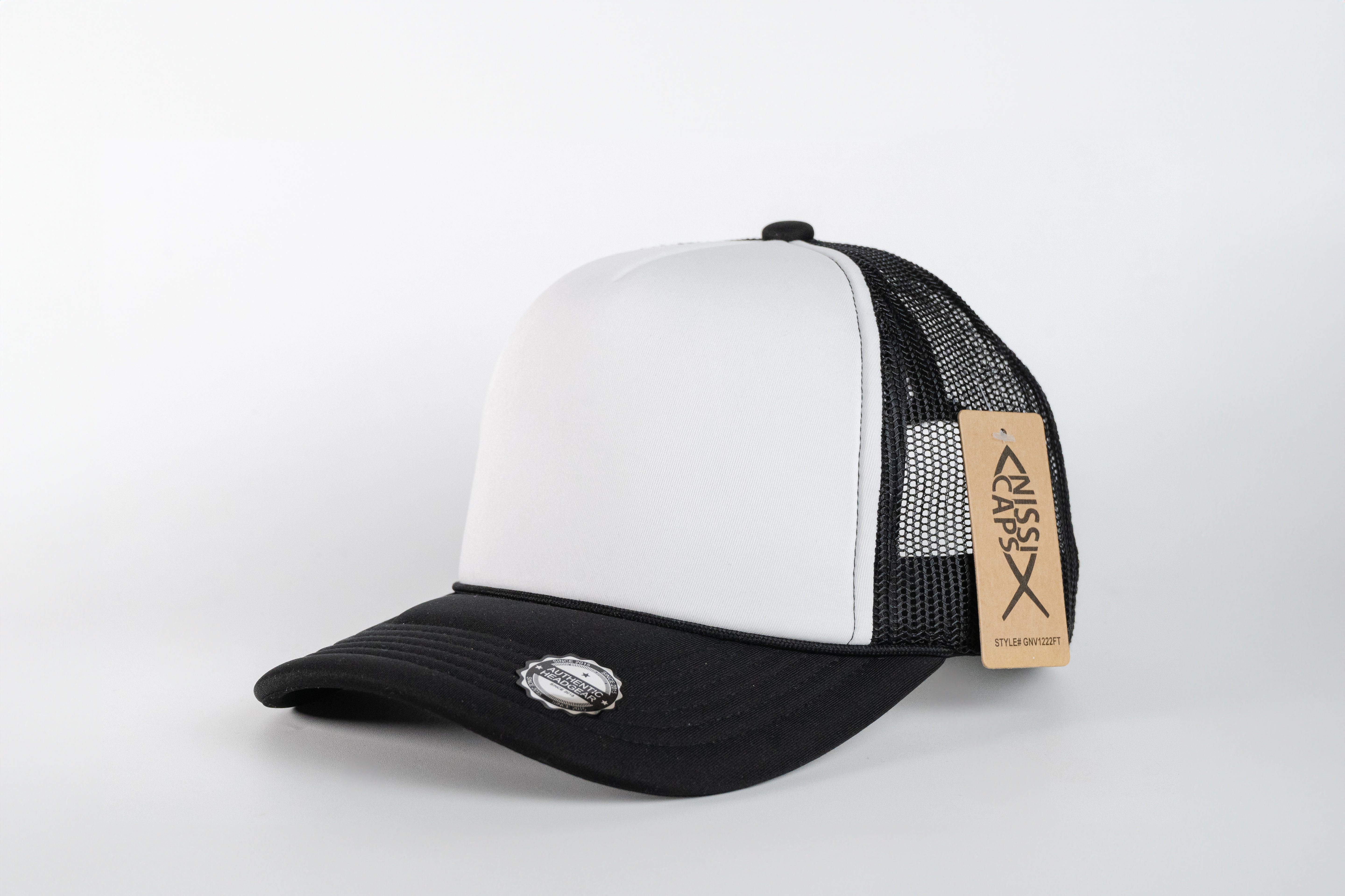 Gorra malla Negro | Blanco