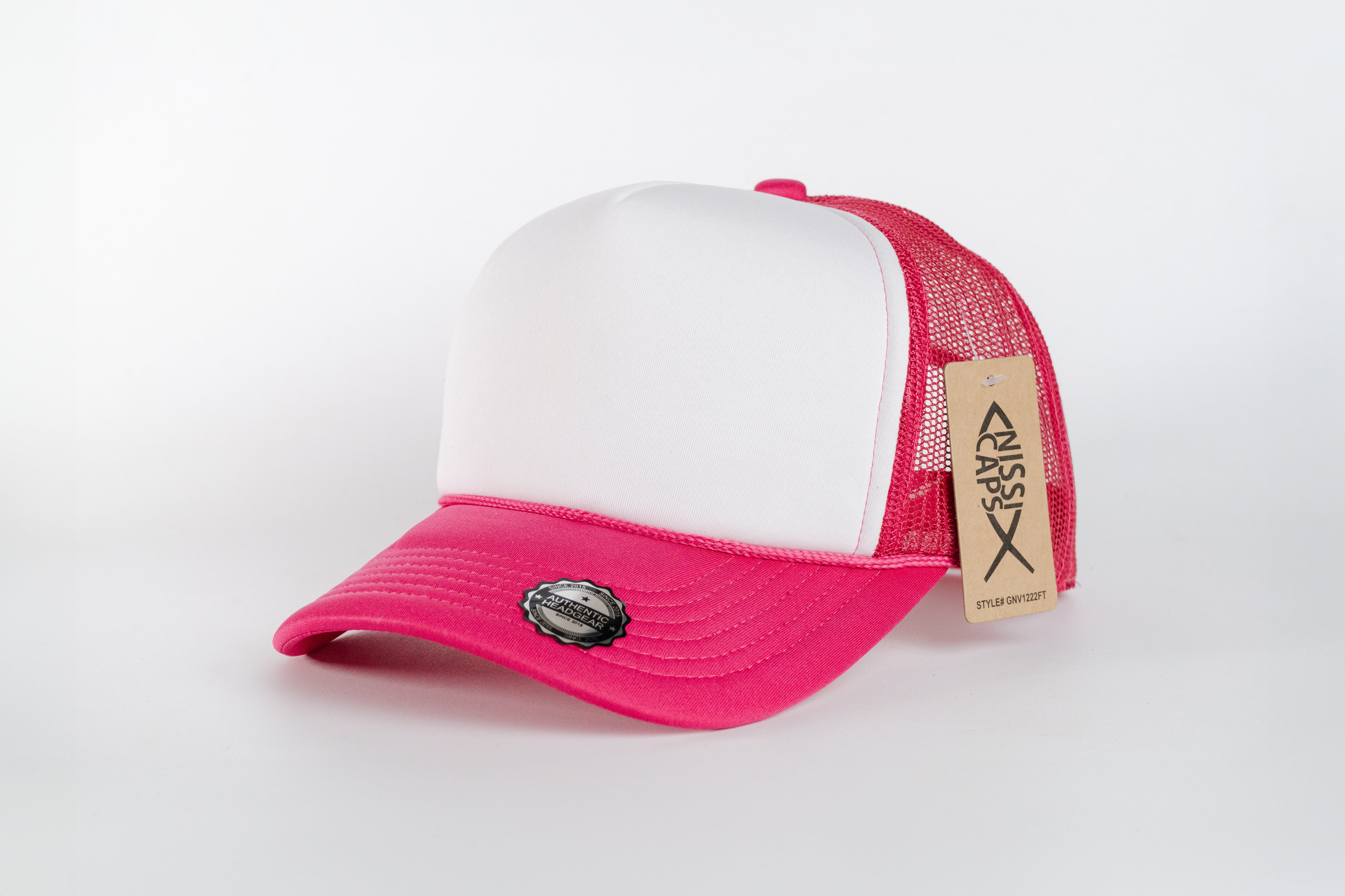 Gorra malla Rosa intenso | Blanco