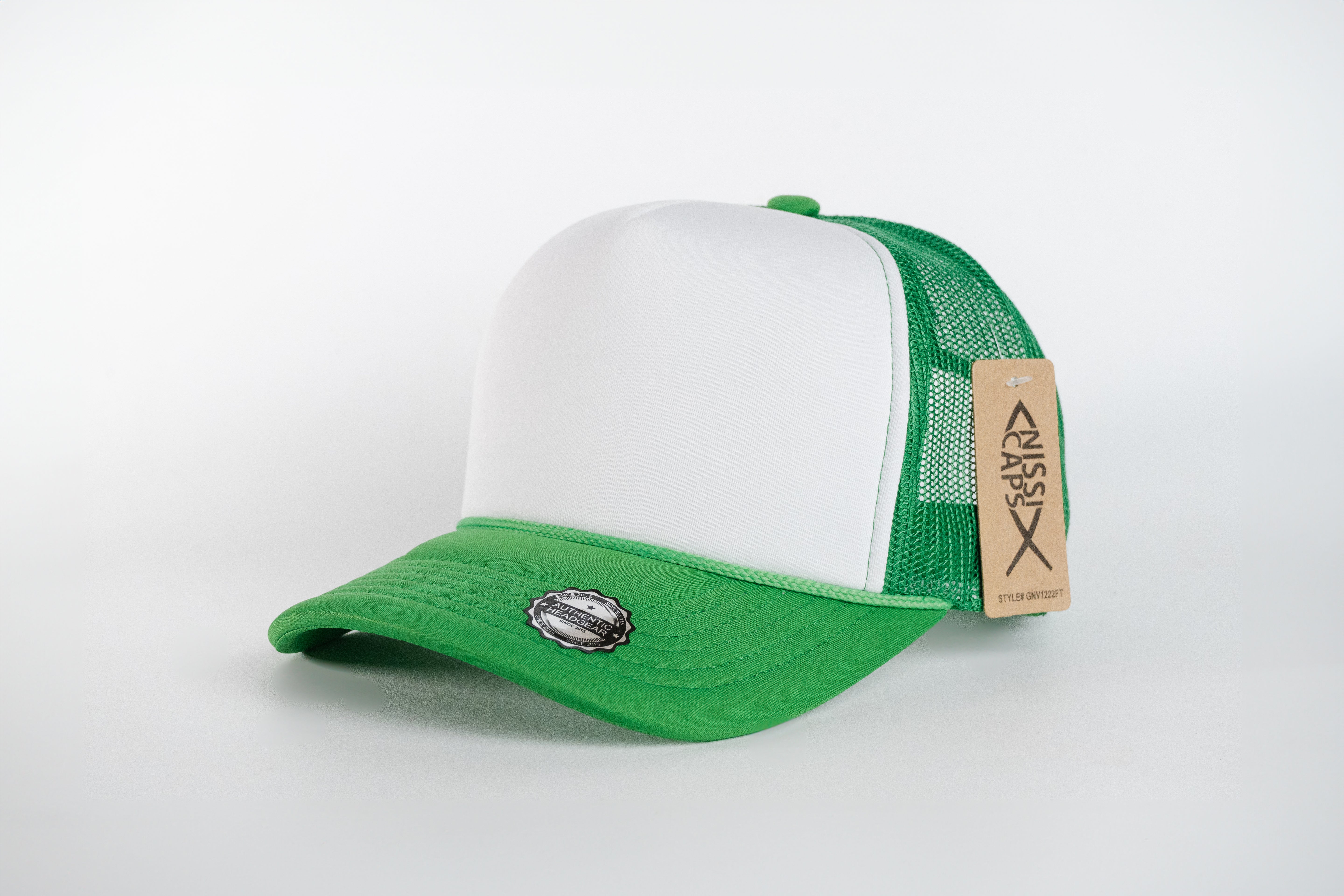 Gorra malla Verde | Blanco
